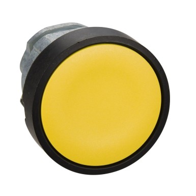 ZB4BA57 - Head for non illuminated push button, Harmony XB4, yellow flush pushbutton ?22 mm spring return unma - Schneider Electric - Head for non illuminated push button, Harmony XB4, yellow flush pushbutton ?22 mm spring return unma - Schneider Electric - 0