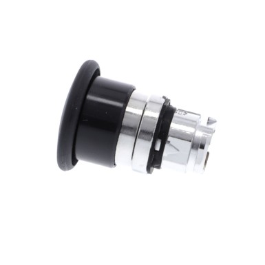 ZB4BC2 - Head for non illuminated pushbutton, Harmony XB4, mushroom 40mm, metal, black, 22mm, spring return - Schneider Electric - Head for non illuminated pushbutton, Harmony XB4, mushroom 40mm, metal, black, 22mm, spring return - Schneider Electric - 4