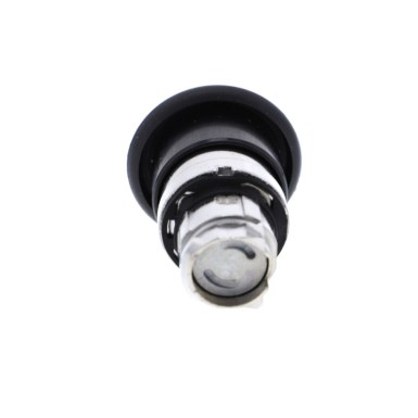 ZB4BC2 - Head for non illuminated pushbutton, Harmony XB4, mushroom 40mm, metal, black, 22mm, spring return - Schneider Electric - Head for non illuminated pushbutton, Harmony XB4, mushroom 40mm, metal, black, 22mm, spring return - Schneider Electric - 3