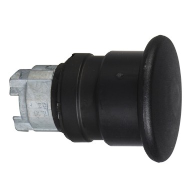 ZB4BC27 - Head for non illuminated push button, Harmony XB4, metal, black mushroom 40mm, 22mm, spring return, unmarked - Schneider Electric - Head for non illuminated push button, Harmony XB4, metal, black mushroom 40mm, 22mm, spring return, unmarked - Schneider Electric - 0