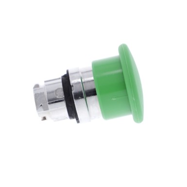 ZB4BC3 - Head for non illuminated pushbutton, Harmony XB4, mushroom 40mm, metal, green, 22mm, spring return - Schneider Electric - Head for non illuminated pushbutton, Harmony XB4, mushroom 40mm, metal, green, 22mm, spring return - Schneider Electric - 2