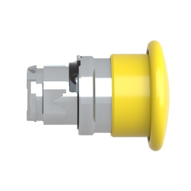 ZB4BC5 - Head for non illuminated pushbutton, Harmony XB4, mushroom 40mm, metal, yellow, 22mm, spring return - Schneider Electric - Head for non illuminated pushbutton, Harmony XB4, mushroom 40mm, metal, yellow, 22mm, spring return - Schneider Electric - 5