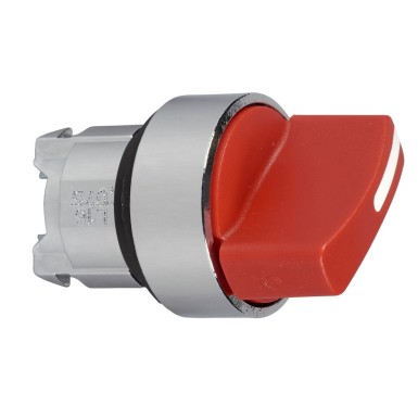 ZB4BD204 - Head for selector switch, Harmony XB4, XB5, red ?22 mm 2 position stay put - Schneider Electric - Head for selector switch, Harmony XB4, XB5, red ?22 mm 2 position stay put - Schneider Electric - 0