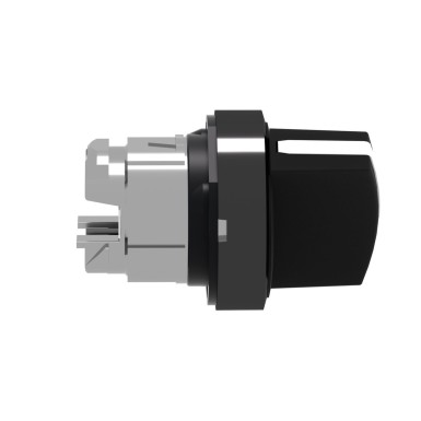 ZB4BD27 - Selector switch head, Harmony XB4, black metal, black, 22mm, 2 positions, stay put - Schneider Electric - Selector switch head, Harmony XB4, black metal, black, 22mm, 2 positions, stay put - Schneider Electric - 4