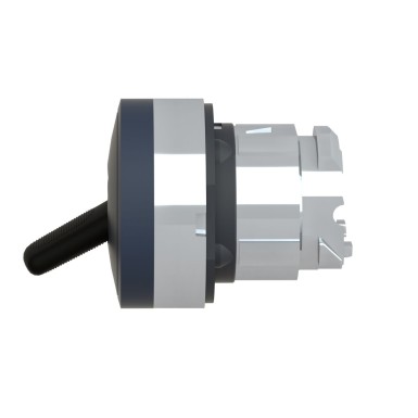 ZB4BD28 - Toggle switch head, Harmony XB4, metal, black, 22mm, 2 positions, stay put - Schneider Electric - Toggle switch head, Harmony XB4, metal, black, 22mm, 2 positions, stay put - Schneider Electric - 1