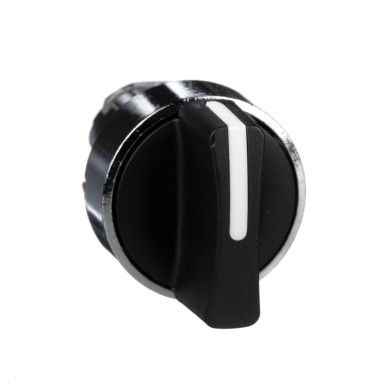 ZB4BD3 - Harmony XB4 - rotary knob head with handle - Ш22 - 3 fixed positions - black - Schneider Electric - Harmony XB4 - rotary knob head with handle - Ш22 - 3 fixed positions - black - Schneider Electric - 0