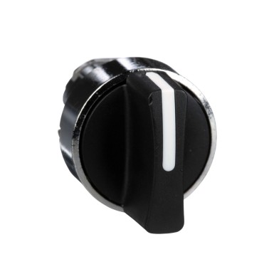 ZB4BD3 - Harmony XB4 - rotary knob head with handle - Ш22 - 3 fixed positions - black - Schneider Electric - Harmony XB4 - rotary knob head with handle - Ш22 - 3 fixed positions - black - Schneider Electric - 1