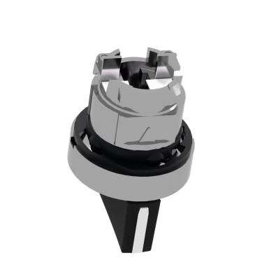 ZB4BD7 - Selector switch head, Harmony XB4, metal, black, 22mm, 3 positions, spring return from left to center - Schneider Electric - Selector switch head, Harmony XB4, metal, black, 22mm, 3 positions, spring return from left to center - Schneider Electric - 4