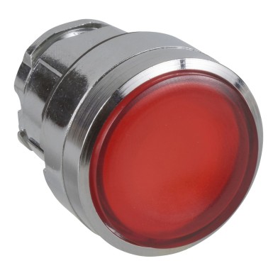 ZB4BH0483 - Head for illuminated push button, Harmony XB4, red flush pushbutton ?22 mm push integral LED - Schneider Electric - Head for illuminated push button, Harmony XB4, red flush pushbutton ?22 mm push integral LED - Schneider Electric - 0