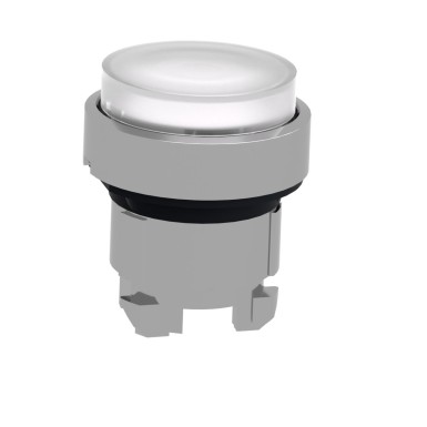 ZB4BH13 - Head for illuminated push button, Harmony XB4, white projecting pushbutton ?22 mm push integral LED - Schneider Electric - Head for illuminated push button, Harmony XB4, white projecting pushbutton ?22 mm push integral LED - Schneider Electric - 5