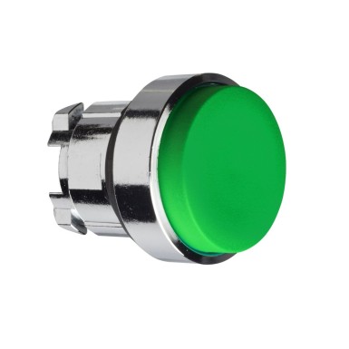 ZB4BH3 - Head for non illuminated push button, Harmony XB4, green projecting pushbutton ?22 mm push unmarked - Schneider Electric - Head for non illuminated push button, Harmony XB4, green projecting pushbutton ?22 mm push unmarked - Schneider Electric - 0