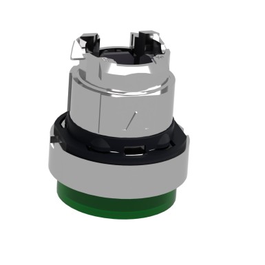 ZB4BH33 - Head for illuminated push button, Harmony XB4, green projecting pushbutton ?22 mm push integral LED - Schneider Electric - Head for illuminated push button, Harmony XB4, green projecting pushbutton ?22 mm push integral LED - Schneider Electric - 3