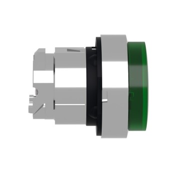 ZB4BH33 - Head for illuminated push button, Harmony XB4, green projecting pushbutton ?22 mm push integral LED - Schneider Electric - Head for illuminated push button, Harmony XB4, green projecting pushbutton ?22 mm push integral LED - Schneider Electric - 6