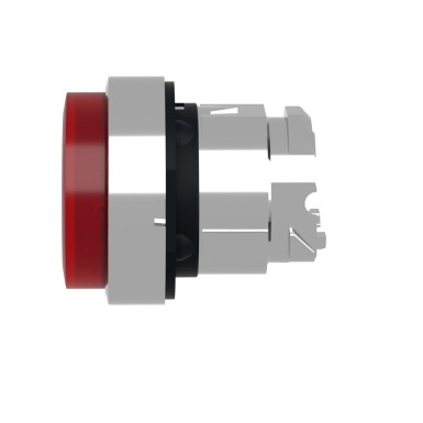 ZB4BH43 - Head for illuminated push button, Harmony XB4, red projecting pushbutton ?22 mm push integral LED - Schneider Electric - Head for illuminated push button, Harmony XB4, red projecting pushbutton ?22 mm push integral LED - Schneider Electric - 2