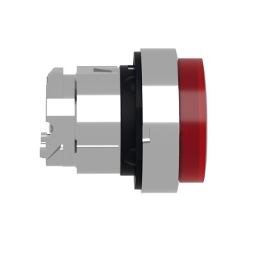 ZB4BH43 - Head for illuminated push button, Harmony XB4, red projecting pushbutton ?22 mm push integral LED - Schneider Electric - Head for illuminated push button, Harmony XB4, red projecting pushbutton ?22 mm push integral LED - Schneider Electric - 3