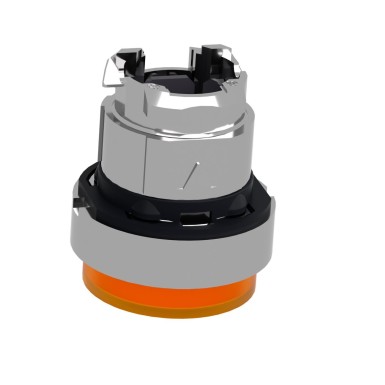 ZB4BH53 - Head for illuminated push button, Harmony XB4, orange projecting pushbutton ?22 mm push integral LED - Schneider Electric - Head for illuminated push button, Harmony XB4, orange projecting pushbutton ?22 mm push integral LED - Schneider Electric - 2