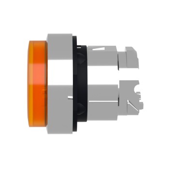 ZB4BH53 - Head for illuminated push button, Harmony XB4, orange projecting pushbutton ?22 mm push integral LED - Schneider Electric - Head for illuminated push button, Harmony XB4, orange projecting pushbutton ?22 mm push integral LED - Schneider Electric - 3