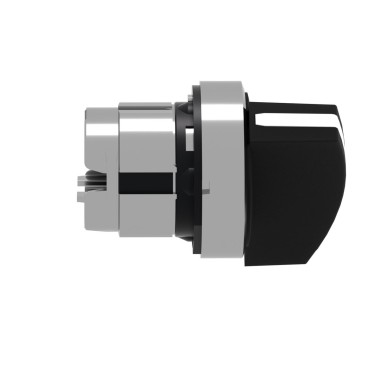 ZB4BJ2 - Selector switch head, Harmony XB4, metal, black, 22mm, long handle, 2 positions, stay put - Schneider Electric - Selector switch head, Harmony XB4, metal, black, 22mm, long handle, 2 positions, stay put - Schneider Electric - 5