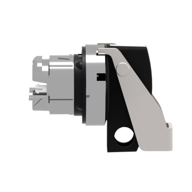 ZB4BJ291 - Selector switch head, Harmony XB4, metal, black, 22mm, long handle, 2 positions, stay put, padlockable on the left - Schneider Electric - Selector switch head, Harmony XB4, metal, black, 22mm, long handle, 2 positions, stay put, padlockable on the left - Schneider Electric - 3