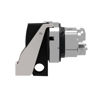 ZB4BJ291 - Selector switch head, Harmony XB4, metal, black, 22mm, long handle, 2 positions, stay put, padlockable on the left - Schneider Electric - Selector switch head, Harmony XB4, metal, black, 22mm, long handle, 2 positions, stay put, padlockable on the left - Schneider Electric - 4