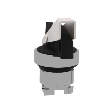 ZB4BJ291 - Selector switch head, Harmony XB4, metal, black, 22mm, long handle, 2 positions, stay put, padlockable on the left - Schneider Electric - Selector switch head, Harmony XB4, metal, black, 22mm, long handle, 2 positions, stay put, padlockable on the left - Schneider Electric - 5