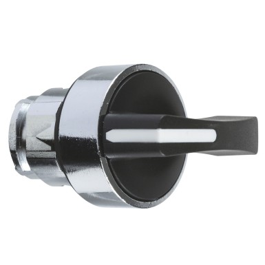 ZB4BJ3 - Selector switch head, Harmony XB4, metal, black, 22mm, long handle, 3 positions, stay put - Schneider Electric - Selector switch head, Harmony XB4, metal, black, 22mm, long handle, 3 positions, stay put - Schneider Electric - 0