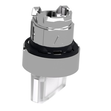 ZB4BK1213 - Head for illuminated selector switch, Harmony XB4, metal, white handle, 22mm, universal LED, 2 positions, stay put - Schneider Electric - Head for illuminated selector switch, Harmony XB4, metal, white handle, 22mm, universal LED, 2 positions, stay put - Schneider Electric - 5