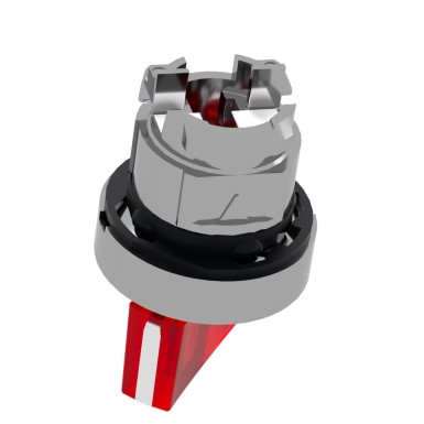 ZB4BK1243 - Head for illuminated selector switch, Harmony XB4, metal, red handle, 22mm, universal LED, 2 positions, stay put - Schneider Electric - Head for illuminated selector switch, Harmony XB4, metal, red handle, 22mm, universal LED, 2 positions, stay put - Schneider Electric - 1