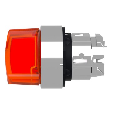 ZB4BK1253 - Head for illuminated selector switch, Harmony XB4, metal, orange handle, 22mm, universal LED, 2 positions, stay put - Schneider Electric - Head for illuminated selector switch, Harmony XB4, metal, orange handle, 22mm, universal LED, 2 positions, stay put - Schneider Electric - 4