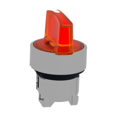 ZB4BK1353 - Head for illuminated selector switch, Harmony XB4, metal, orange handle, 22mm, universal LED, 3 positions, stay put - Schneider Electric - Head for illuminated selector switch, Harmony XB4, metal, orange handle, 22mm, universal LED, 3 positions, stay put - Schneider Electric - 1