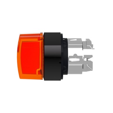 ZB4BK15537 - Head for illuminated selector switch, Harmony XB4, black metal, orange handle, 22mm, universal LED, 3 positions, - Schneider Electric - Head for illuminated selector switch, Harmony XB4, black metal, orange handle, 22mm, universal LED, 3 positions, - Schneider Electric - 4