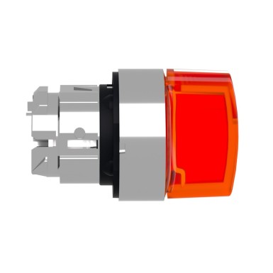 ZB4BK1753 - Head for illuminated selector switch, Harmony XB4, metal, orange handle, 22mm, universal LED, 3 positions, left to center - Schneider Electric - Head for illuminated selector switch, Harmony XB4, metal, orange handle, 22mm, universal LED, 3 positions, left to center - Schneider Electric - 1