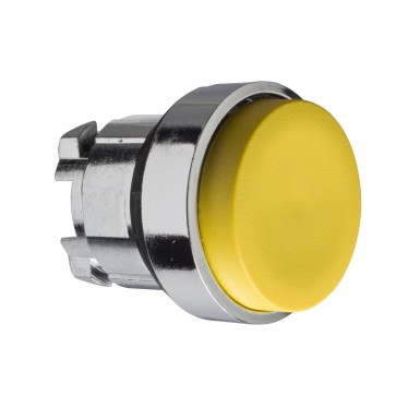 ZB4BL5 - Head for non illuminated push button, Harmony XB4, yellow projecting pushbutton ?22 mm spring return - Schneider Electric - Head for non illuminated push button, Harmony XB4, yellow projecting pushbutton ?22 mm spring return - Schneider Electric - 0