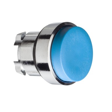 ZB4BL6 - Head for non illuminated push button, Harmony XB4, blue projecting pushbutton Ш22 mm spring return unmarked - Schneider Electric - Head for non illuminated push button, Harmony XB4, blue projecting pushbutton Ш22 mm spring return unmarked - Schneider Electric - 0