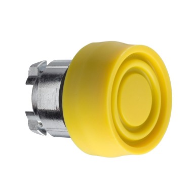 ZB4BP5S - Head for non illuminated push button, Harmony XB4, yellow flush pushbutton ?22 mm spring return unma - Schneider Electric - Head for non illuminated push button, Harmony XB4, yellow flush pushbutton ?22 mm spring return unma - Schneider Electric - 0