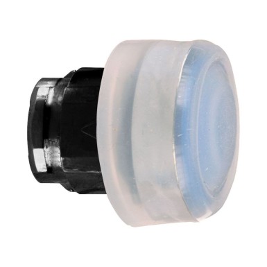 ZB4BP67 - Head for non illuminated push button, Harmony XB4, blue projecting pushbutton Ш22 mm spring return unmarked - Schneider Electric - Head for non illuminated push button, Harmony XB4, blue projecting pushbutton Ш22 mm spring return unmarked - Schneider Electric - 0