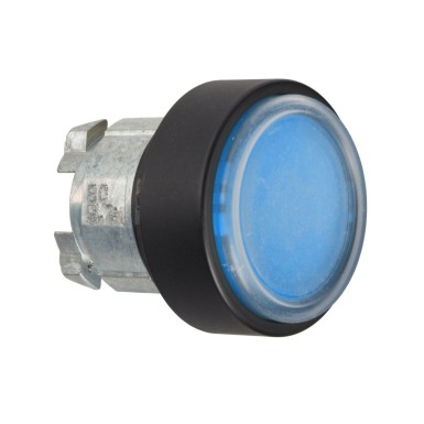 ZB4BP6837 - Head for non illuminated push button, Harmony XB4, blue flush pushbutton ?22 mm spring return unmark - Schneider Electric - Head for non illuminated push button, Harmony XB4, blue flush pushbutton ?22 mm spring return unmark - Schneider Electric - 0