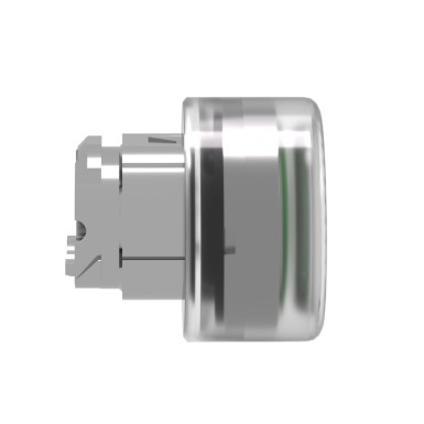 ZB4BPA3 - Push button head, Harmony XB4, metal, flush, green, 22mm, spring return, booted, unmarked - Schneider Electric - Push button head, Harmony XB4, metal, flush, green, 22mm, spring return, booted, unmarked - Schneider Electric - 2