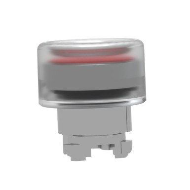 ZB4BPA4 - Push button head, Harmony XB4, metal, flush, red, 22mm, spring return, booted, unmarked - Schneider Electric - Push button head, Harmony XB4, metal, flush, red, 22mm, spring return, booted, unmarked - Schneider Electric - 6