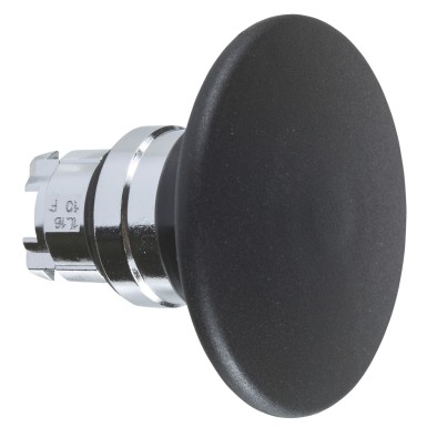 ZB4BR2 - Head for non illuminated pushbutton, Harmony XB4, mushroom 60mm, metal, black, 22mm, spring return - Schneider Electric - Head for non illuminated pushbutton, Harmony XB4, mushroom 60mm, metal, black, 22mm, spring return - Schneider Electric - 0