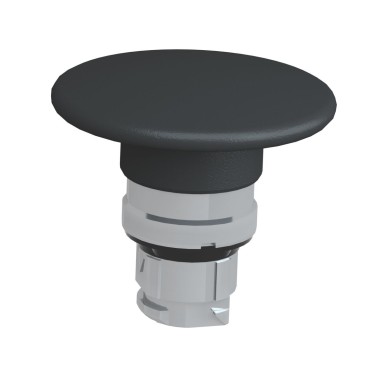 ZB4BR216 - Head for non illuminated pushbutton, Harmony XB4, mushroom 60mm, metal, black, 22mm, spring return, hemispherical - Schneider Electric - Head for non illuminated pushbutton, Harmony XB4, mushroom 60mm, metal, black, 22mm, spring return, hemispherical - Schneider Electric - 3