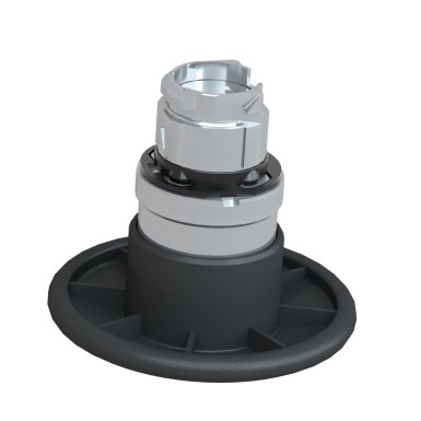 ZB4BR216 - Head for non illuminated pushbutton, Harmony XB4, mushroom 60mm, metal, black, 22mm, spring return, hemispherical - Schneider Electric - Head for non illuminated pushbutton, Harmony XB4, mushroom 60mm, metal, black, 22mm, spring return, hemispherical - Schneider Electric - 4