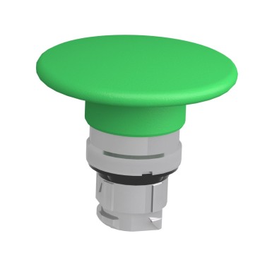 ZB4BR3 - Head for non illuminated pushbutton, Harmony XB4, mushroom 60mm, metal, green, 22mm, spring return - Schneider Electric - Head for non illuminated pushbutton, Harmony XB4, mushroom 60mm, metal, green, 22mm, spring return - Schneider Electric - 4