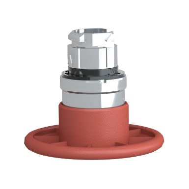 ZB4BR4 - Head for non illuminated pushbutton, Harmony XB4, mushroom 60mm, metal, red, 22mm, spring return - Schneider Electric - Head for non illuminated pushbutton, Harmony XB4, mushroom 60mm, metal, red, 22mm, spring return - Schneider Electric - 3