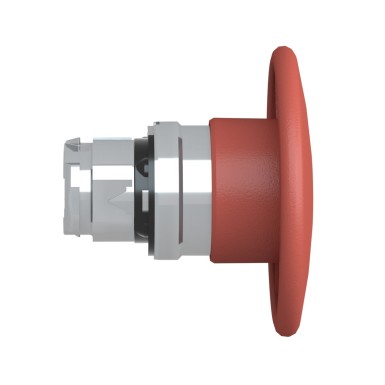 ZB4BR4 - Head for non illuminated pushbutton, Harmony XB4, mushroom 60mm, metal, red, 22mm, spring return - Schneider Electric - Head for non illuminated pushbutton, Harmony XB4, mushroom 60mm, metal, red, 22mm, spring return - Schneider Electric - 4