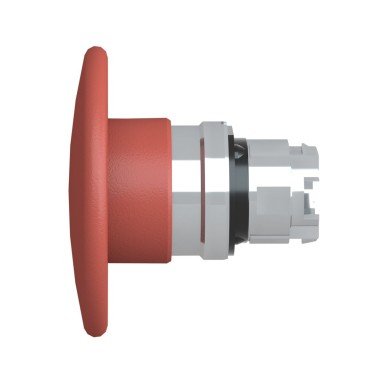 ZB4BR4 - Head for non illuminated pushbutton, Harmony XB4, mushroom 60mm, metal, red, 22mm, spring return - Schneider Electric - Head for non illuminated pushbutton, Harmony XB4, mushroom 60mm, metal, red, 22mm, spring return - Schneider Electric - 6