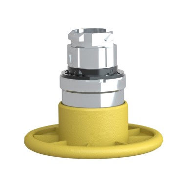 ZB4BR5 - Head for non illuminated pushbutton, Harmony XB4, mushroom 60mm, metal, yellow, 22mm, spring return - Schneider Electric - Head for non illuminated pushbutton, Harmony XB4, mushroom 60mm, metal, yellow, 22mm, spring return - Schneider Electric - 3