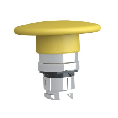 ZB4BR5 - Head for non illuminated pushbutton, Harmony XB4, mushroom 60mm, metal, yellow, 22mm, spring return - Schneider Electric - Head for non illuminated pushbutton, Harmony XB4, mushroom 60mm, metal, yellow, 22mm, spring return - Schneider Electric - 4