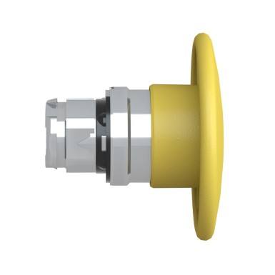 ZB4BR5 - Head for non illuminated pushbutton, Harmony XB4, mushroom 60mm, metal, yellow, 22mm, spring return - Schneider Electric - Head for non illuminated pushbutton, Harmony XB4, mushroom 60mm, metal, yellow, 22mm, spring return - Schneider Electric - 5