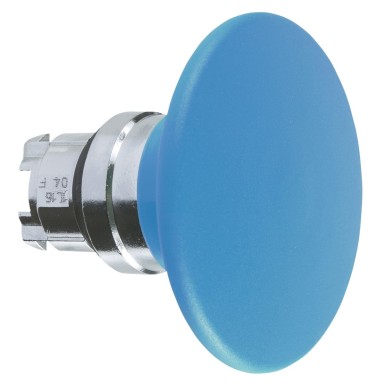 ZB4BR6 - Harmony XB4, Mushroom push button head ?60, metal, blue, ?22, spring return - Schneider Electric - Harmony XB4, Mushroom push button head ?60, metal, blue, ?22, spring return - Schneider Electric - 0